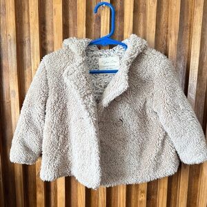 Rylee and Cru Sherpa Hooded Jacket floral Lined. Size 12-18mo